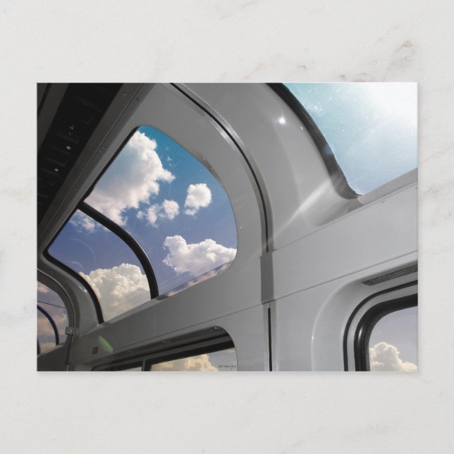 Carte Postale Vue depuis un Lounge Car (Carte postale) (Devant)