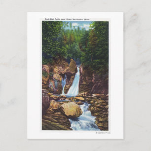 Carte Postale Vue des chutes Bash-Bish près de Great Barrington