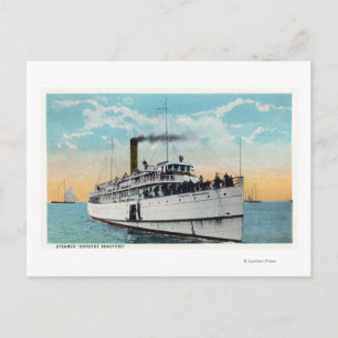 Carte Postale Vue des dunes de sable typique de Cape Cod