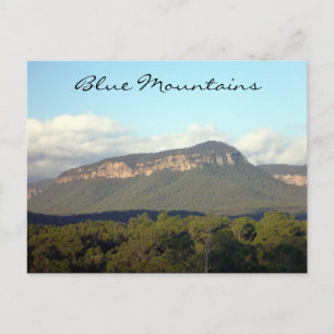 Carte Postale vue des montagnes bleues