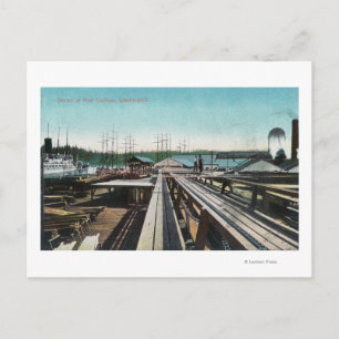 Carte Postale Vue des quais Port LudlowPort Ludlow, WA