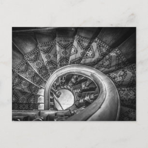 Carte Postale Vue descendante de l'escalier orné, Lanarch Castle