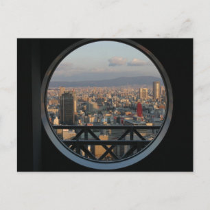 Carte Postale Vue d'Osaka Japon depuis l'immeuble Umeda Sky