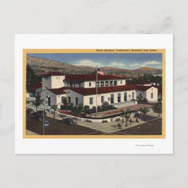 Carte Postale Vue du bureau de poste n° 2 (Devant)