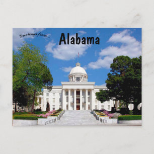 Carte Postale Vue du Capitole de l'Alabama à Montgomery