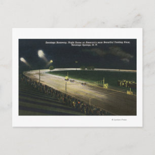 Carte Postale Vue du circuit de la nuit