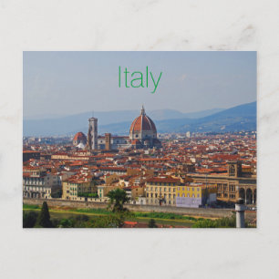 Carte Postale Vue du Duomo de Florence Italie