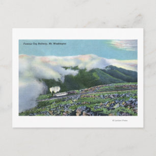 Carte Postale Vue du fameux chemin de fer Cog