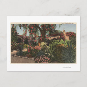 Carte Postale Vue du jardin de la mission principale
