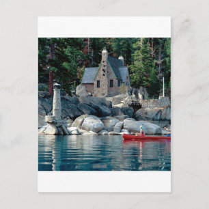 Carte Postale Vue Du Lac En Canoë Tahoe