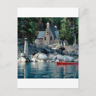 Carte Postale Vue Du Lac En Canoë Tahoe