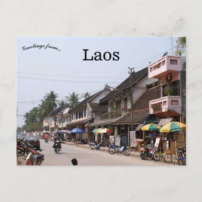 Carte Postale Vue du Laos (Devant)