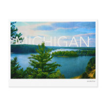 vue du michigan sur la rivière au sable