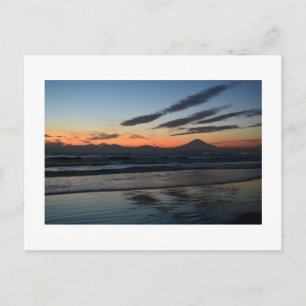 Carte Postale Vue du mont Fuji depuis la baie de Sagami : Japon
