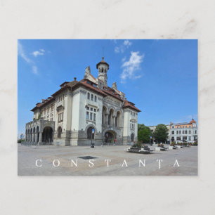 carte postale vue du musée de Constanta