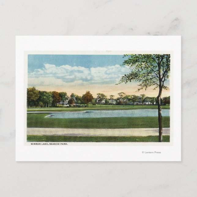 Carte Postale Vue du parc marin sur le lac Mirror (Devant)
