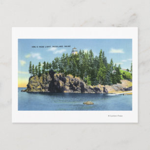 Carte Postale Vue du phare de Owl's Head 2