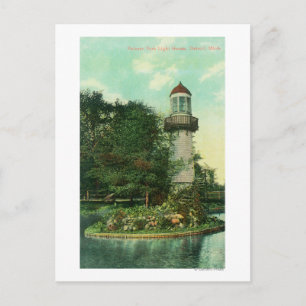 Carte Postale Vue du phare de Palmer ParkDétroit, MI