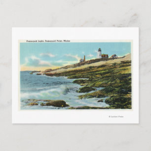 Carte Postale Vue du phare de Pemaquid