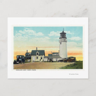 Carte Postale Vue du phare North Truro Highland