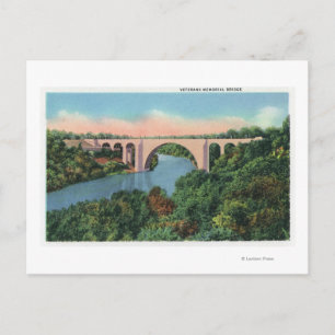 Carte Postale Vue du pont commémoratif des anciens combattants