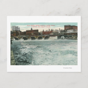 Carte Postale Vue du pont en rue de cour montrant Lehigh
