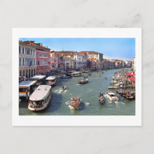 CARTE POSTALE VUE DU PONT VENICE RIALTO