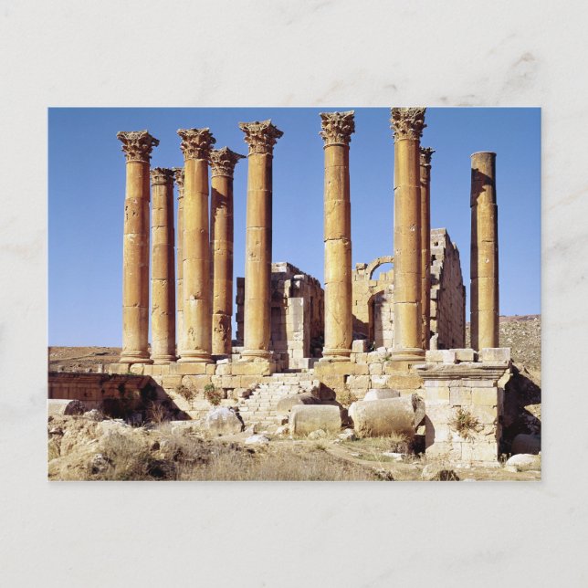 Carte Postale Vue du Temple d'Artémis, construit c.386 AD (Devant)