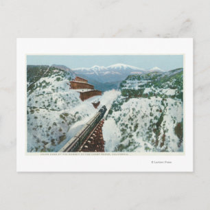 Carte Postale Vue du Train au Sommet de la Côte