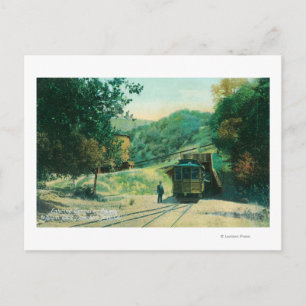 Carte Postale Vue du train entrant du tunnel à Alum Rock