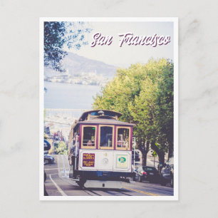 Carte Postale Vue du trolley de San Francisco sur Alcatraz