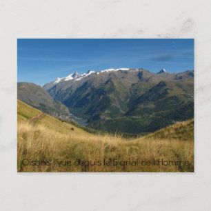 Carte Postale Vue Dudusignal de l'homme, Oisans: Regardez.