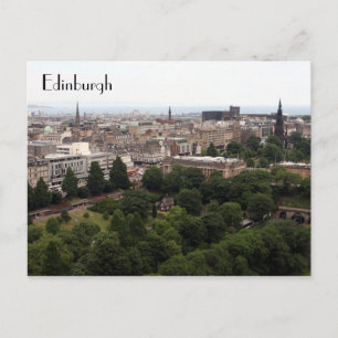 Carte Postale vue edinburgh