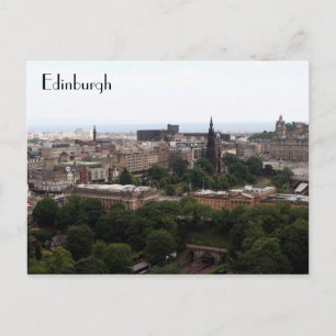 Carte Postale vue edinburgh