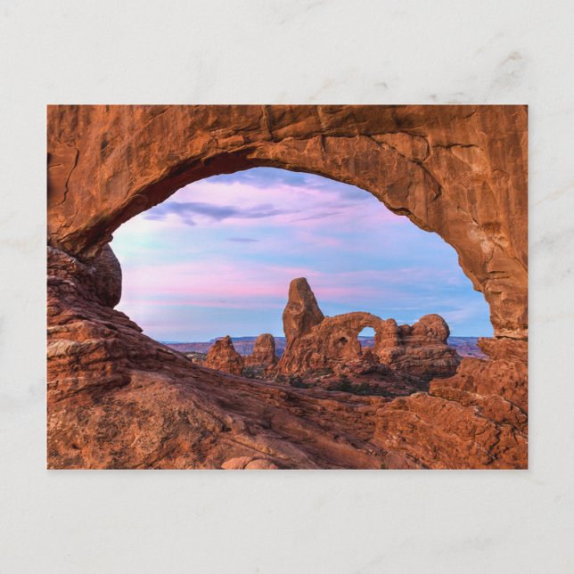 Carte Postale Vue en pastel (Devant)