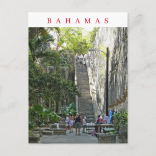 Carte postale vue Escalier de la Reine des Bahamas