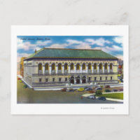 Vue extérieure de la bibliothèque publique