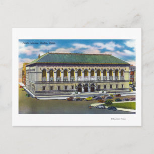 Carte Postale Vue extérieure de la bibliothèque publique