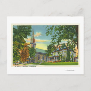 Carte Postale Vue extérieure de la cathédrale St. Mary's