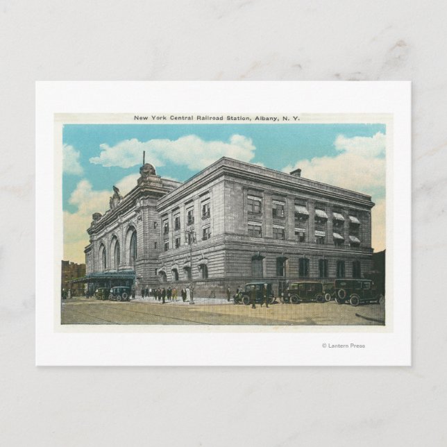 Carte Postale Vue extérieure de la gare centrale de NY (Devant)