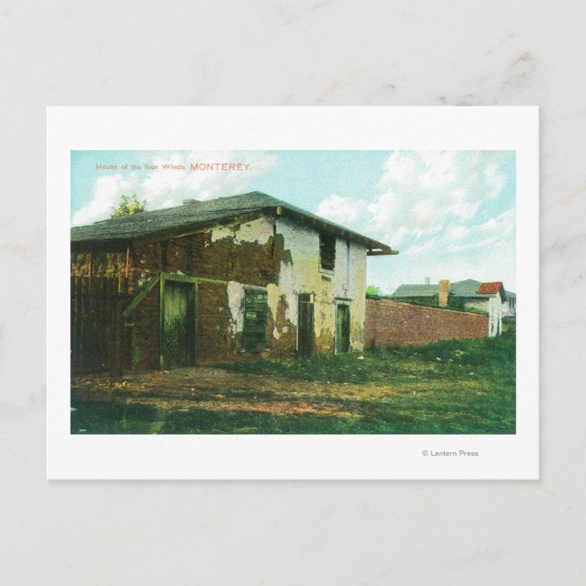 Carte Postale Vue extérieure de la Maison des Quatre Vents (Devant)