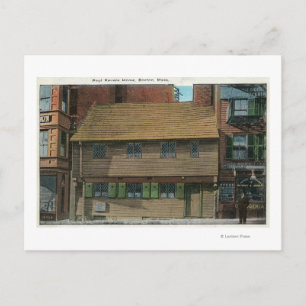 Carte Postale Vue extérieure de la maison Paul Revere # 3