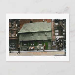 Carte Postale Vue extérieure de la maison Paul Revere # 4