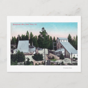Carte Postale Vue extérieure de la mine de Pennsylvanie