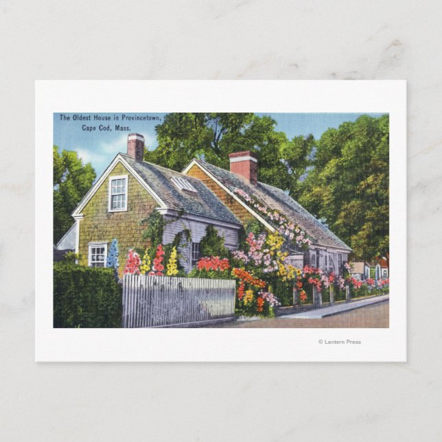 Carte Postale Vue extérieure de la plus vieille maison de ville (Devant)