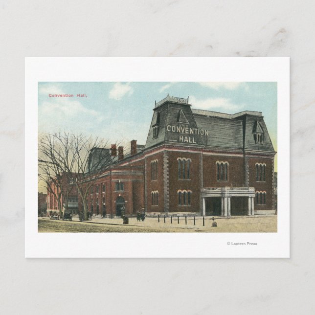 Carte Postale Vue extérieure de la salle de convention (Devant)