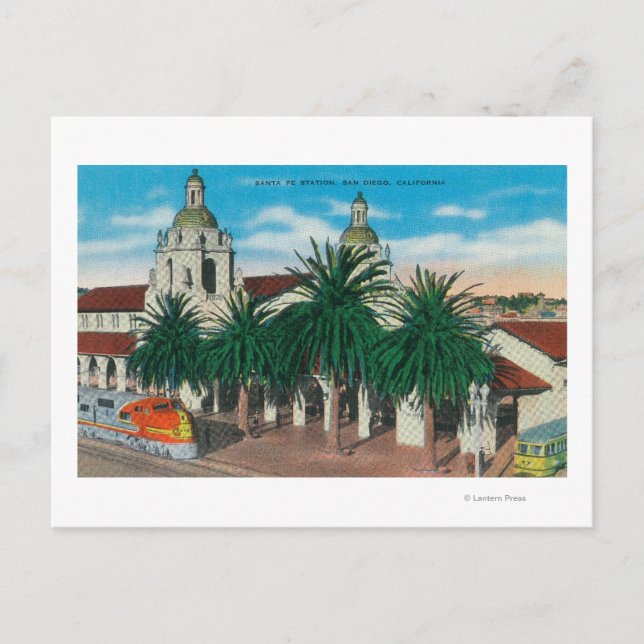 Carte Postale Vue extérieure de la station Père Noël Fe (Devant)