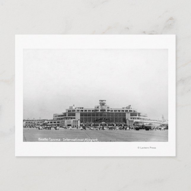 Carte Postale Vue extérieure de l'aéroport international de Seat (Devant)