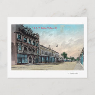 Carte Postale Vue extérieure de l'édifice NSGW Woodland, CA