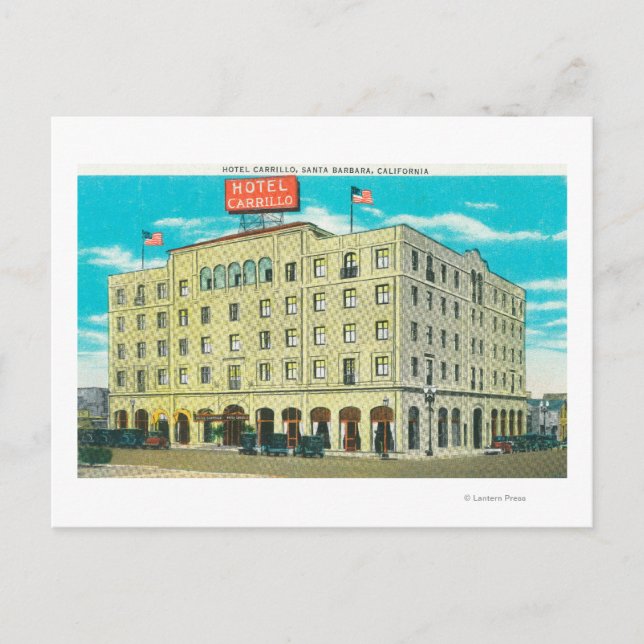 Carte Postale Vue extérieure de l'hôtel Carrillo (Devant)